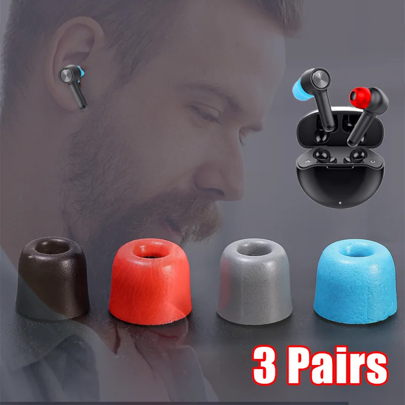 Earphone Tip Memory Foam Noise Isolating Comfortble Memory Foam Ear
