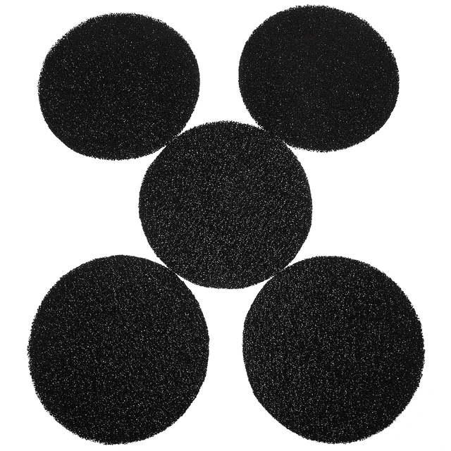 5pcs Odor Eliminating Filter Pads 6.25In 10Mm Thick Activated Carbon For Cat Litter Box Replacement Charcoal Filters Pet 6