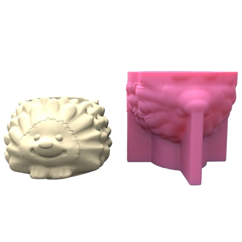 

Mini Succulent Planters Pot Mold Hedgehog Flower Pot Mould Animal