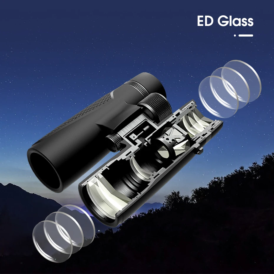 Svbony SV202 ED Binoculars Long Range 8X32/8x42/10x42 IPX7 Waterproof FMC With Bracket For Bird Watching Stargazing Camping