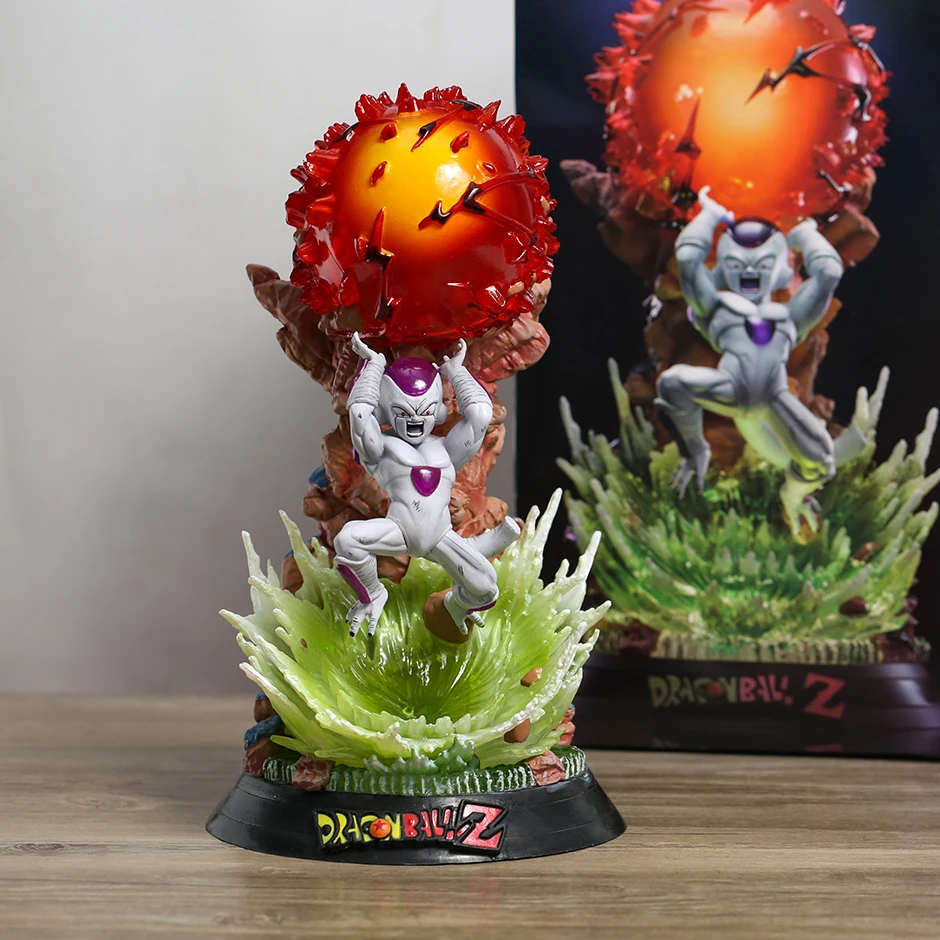 

Dragon Ball Z Frieza GK Statue Figure with Light Base Model Toy
