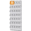 35 Pockets Over the Door Shoe Organizer Large Mesh Pockets With 4 Hooks Transparent Fabric Shoe Rack Storage Bag For Bedroom 5