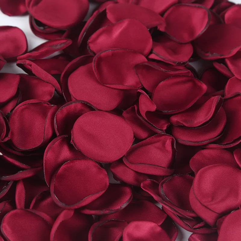 thumbnail image 1 of 100/200 piezas de pétalos de rosa para boda, pétalos de rosa de seda hechos a mano, flores artificiales para boda, decoración de boda, San Valentín, 50 %, 1 of 5