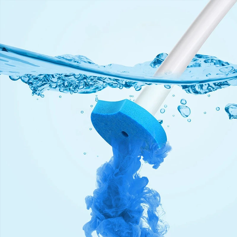 Bathroom Accessories Toilet Brush Set Disposable Toilet Brush Without Dead Angle Cleaning Tools Household Long Handle Cleaner Brush Bathroom Accessories For Toilet