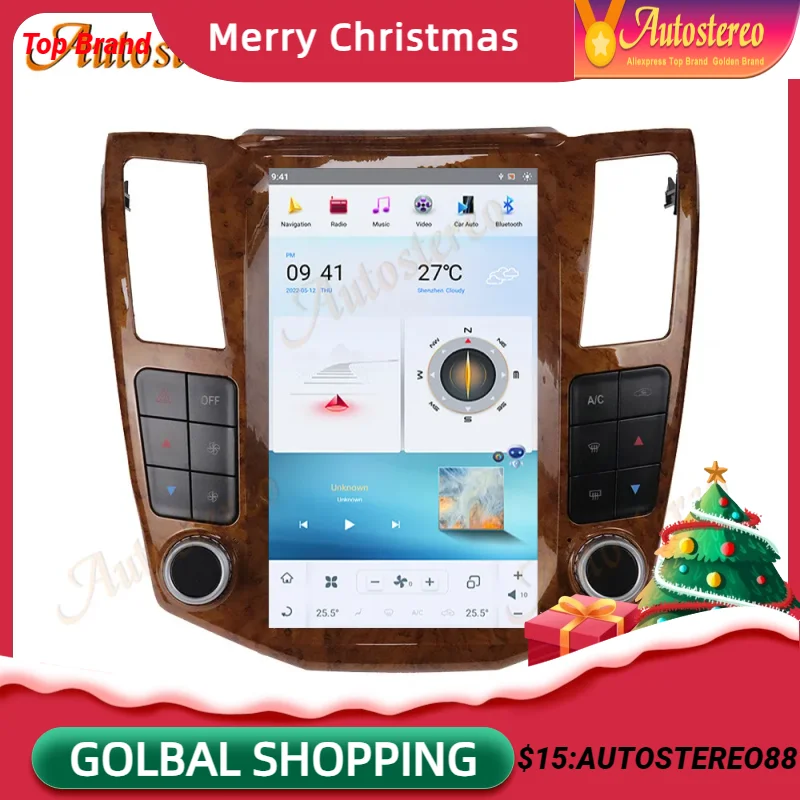 

Qualcomm Tesla Radio Android 11 Car Multimedia Player GPS Navigation For Toyota Harrier 2003-2012 Head Unit Auto Stereo Carplay