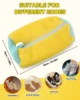 1/2PCS Washing Shoes Bag Cotton Laundry Fluffy Fibers Easily Remove Dirt Washing Bags Anti-Deformation Shoes Clothes Organizer 2