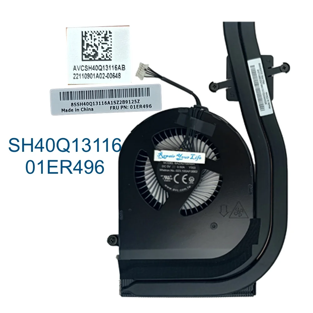 Dissipador de Calor do Ventilador do Refrigerador do Processador para Lenovo Módulo Térmico Thinkpad T580 P52s 20l9 20lb 20lc Swg 01er496 01er495 Sh40q13116 Novo - Imagem 6