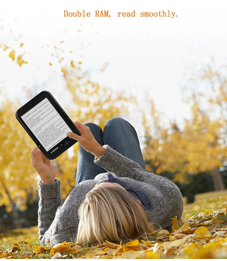 New Portable Ebook Reader E-Ink 6 Inch EReader 16GB 8GB 4GB Ebook Ebook Reader
