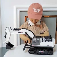 Super Large Alloy Remote Control Excavator Toy Children'S Simulation Excavator Boy'S Engineering Vehicle Electric Vehicle Gift 2