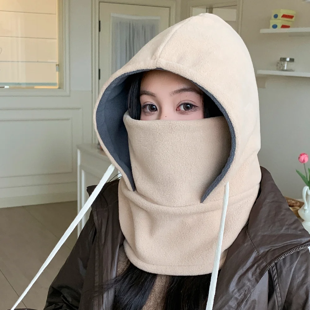 NewUnisex Winter Warm Balaclava Hat With Mask Windproof Cap Fur Warm Hat For Men Women Winter Hat