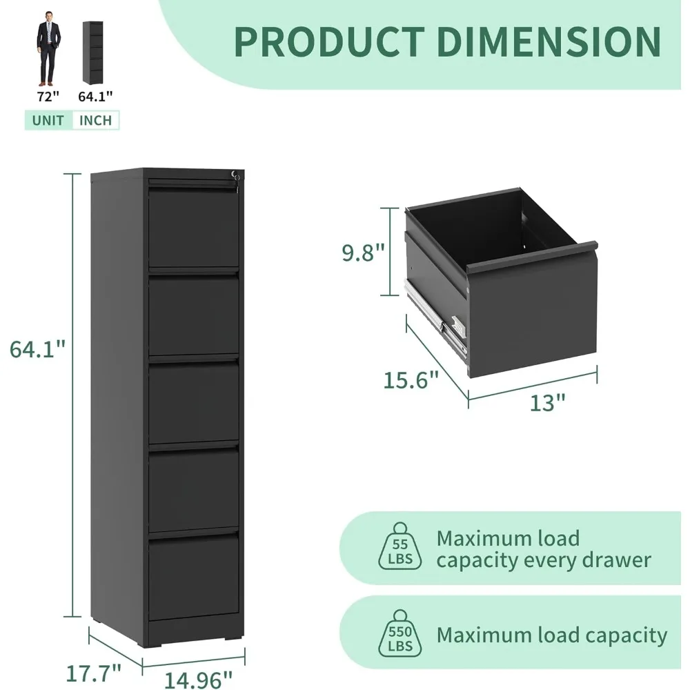 file cabinet, vertical file cabinets with lock for home office,heavy duty office steel filing cabinet for hanging letters/legal/
