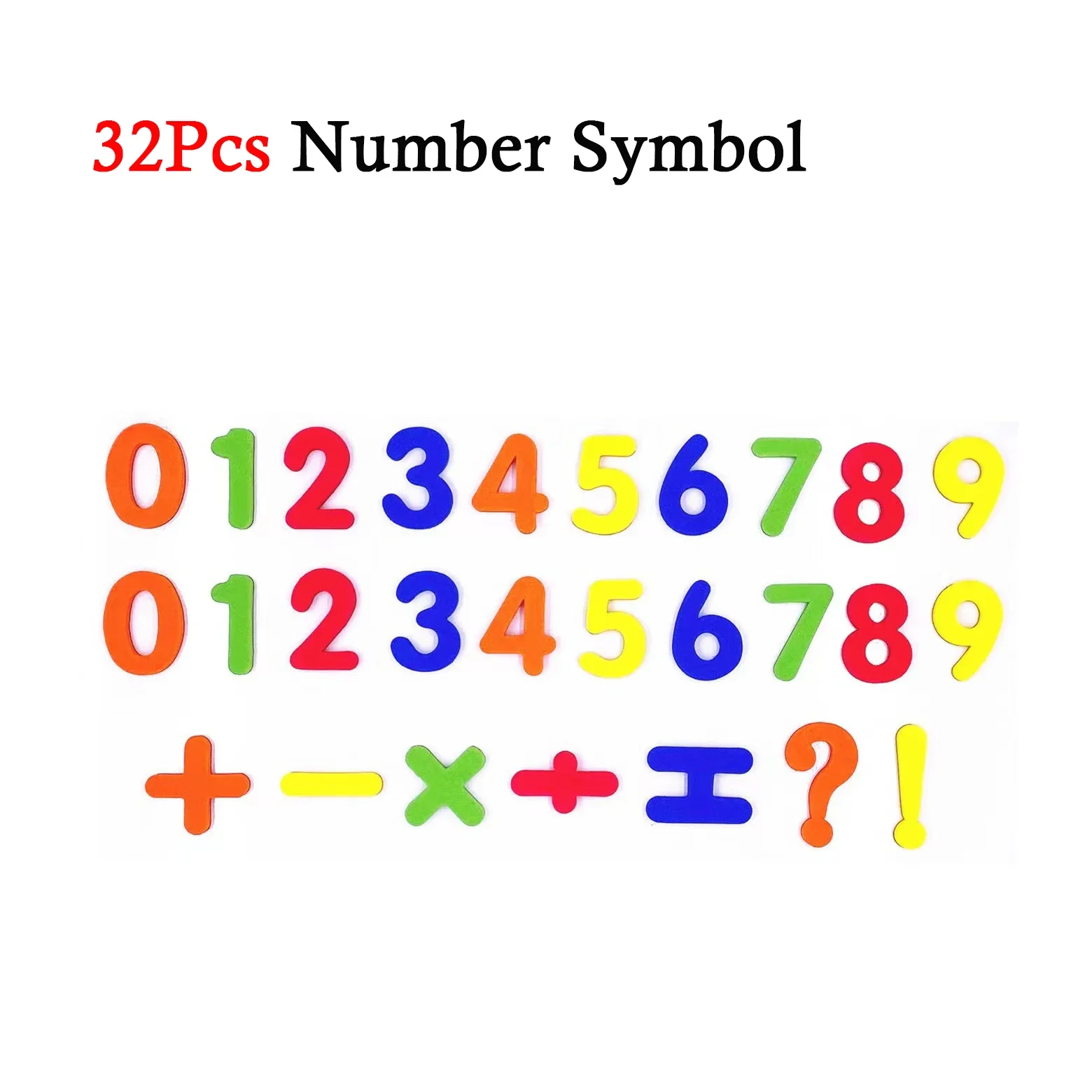 32pcs number symbol
