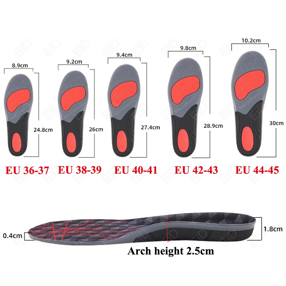 Beste Silikon Sport Orthesen arch support Einlegesohle für Männer Frauen Dämpfung Schuhe Pad Laufen Outdoor Füße Pflege Sneaker sohle – Detail 13