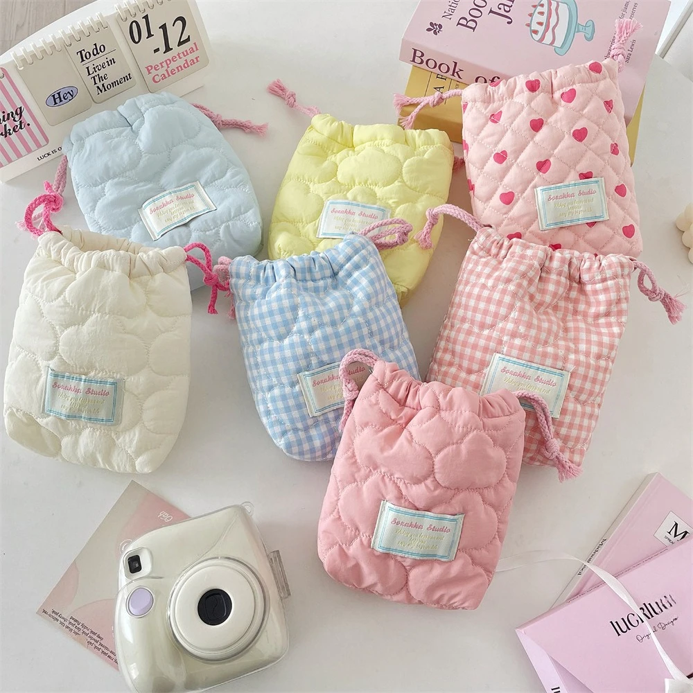 Anti-scratch Drawstring Nappy Bag Small Design Handbag Diaper Storage Bag Dustproof Anti-fall Small Makeup Bag Outdoor Travel
