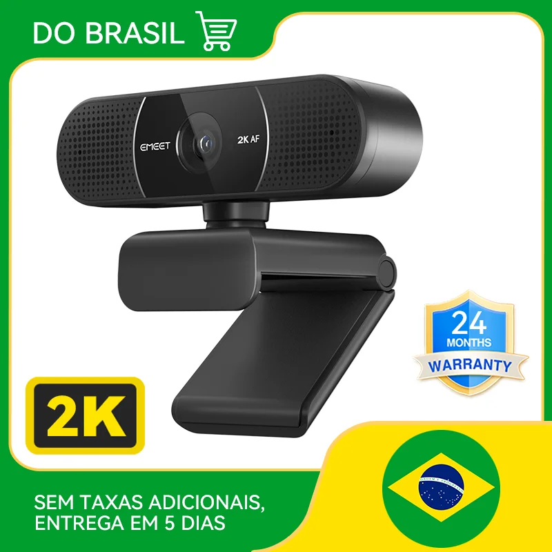 2K Webcam 1440P Web Camera Autofocus Streaming Camera 1080P EMEET C960 2K With Microphone USB Web Cam For YouTube Desktop Laptop