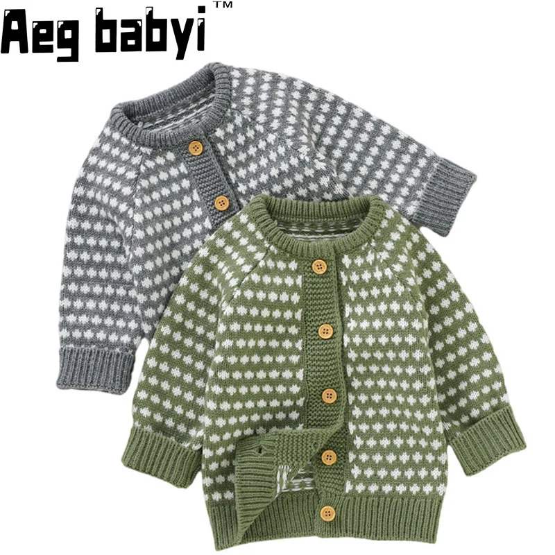 

Baby Boys Girls Cardigan Sweaters Autumn Winter Full Sleeve Baby Sweater Jacket Boys Infant Knitted Coat Toddler Sweaters Top