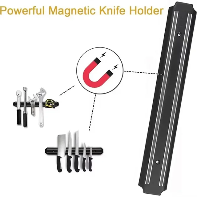 Magnetic Knife Holder – Wall-Mount Rack 3