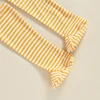 Lovely Chick Romper Baby Boy Girl Halloween Costumes Animal Cosplay Hoodie Romper Jumpsuit Bodysuit Stripe Leg Warmers 4