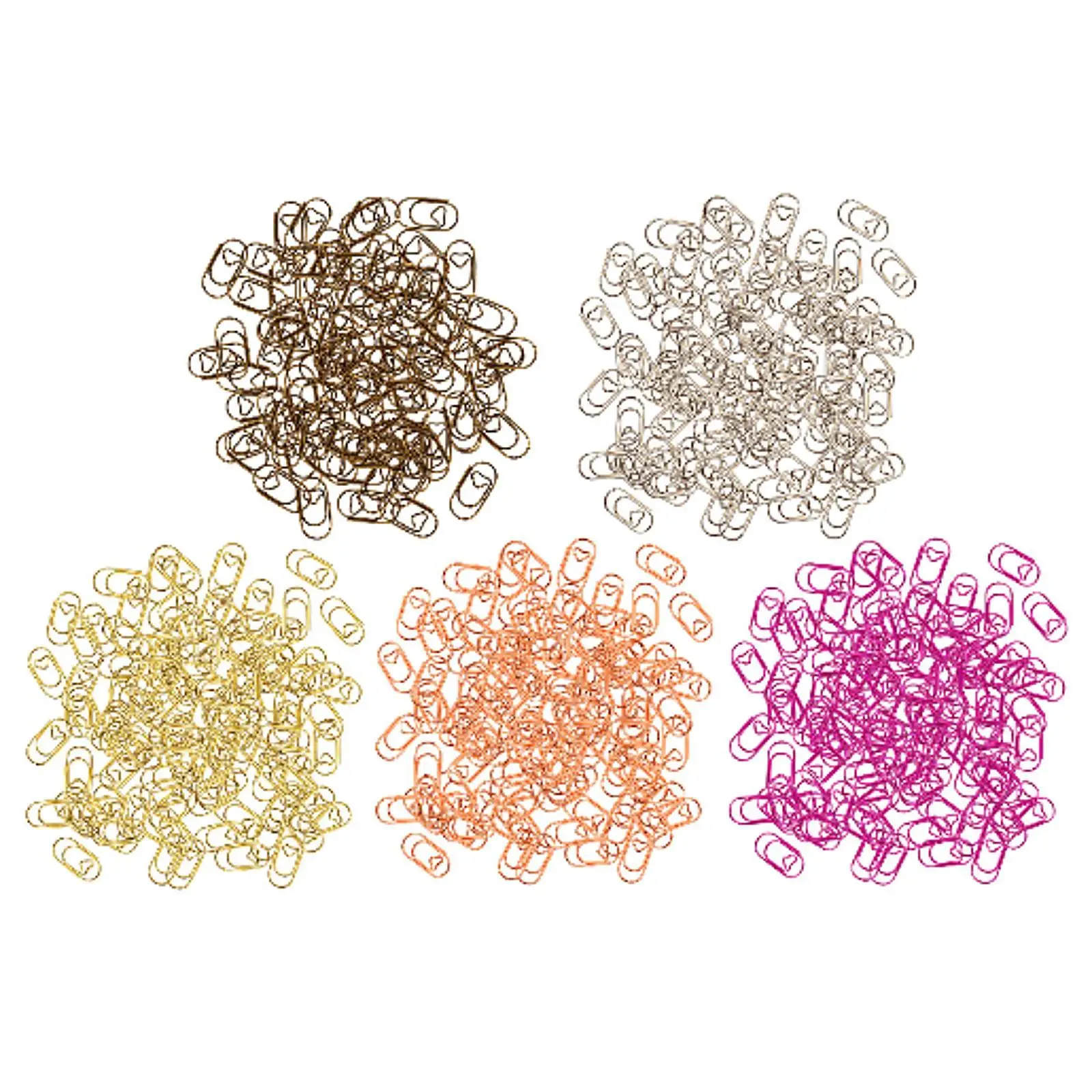 100개 종이 클립 노트 개인 문서 저널용 분류 클립