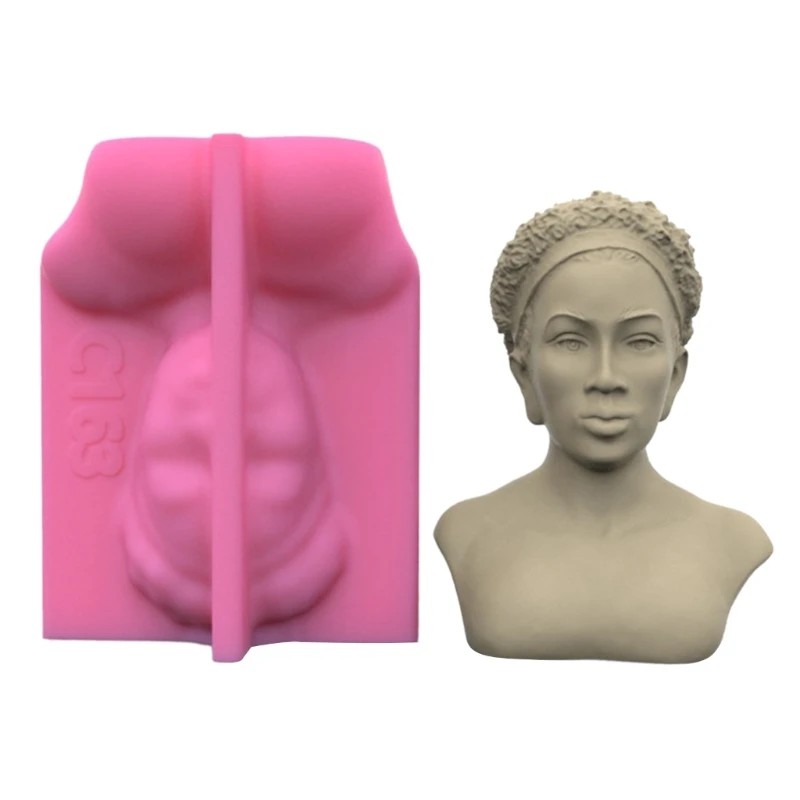 3D Goddess Avatar Ornament Silicone Mold Resin Mold for DIY Craft Jewelry Tool K3ND