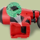 Paint Sprayer Compatible For Milwaukee M&18 18V Battery Cordless Electric Paint