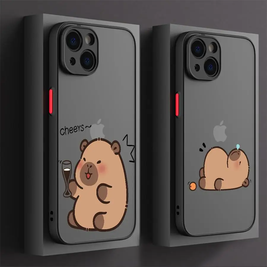 Cute Capybara Lovely Soft Cover Case