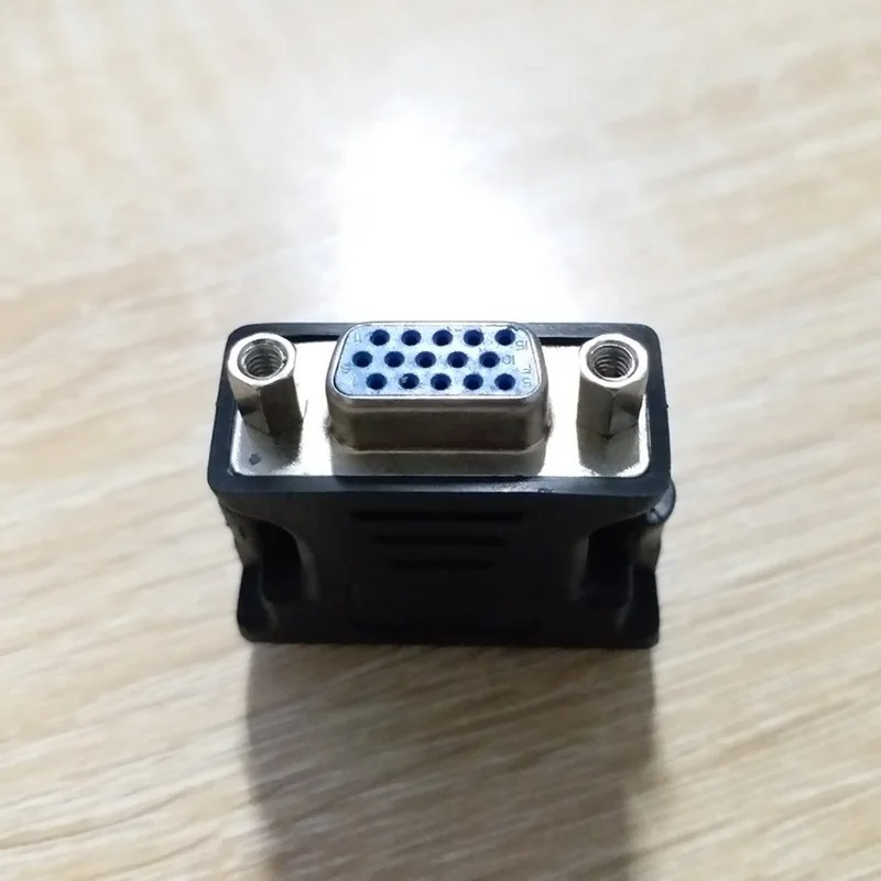 DVI 혁명 VGA 여성 어댑터 DVI-I 플러그 24 + 5 P VGA 잭 어댑터 HD 비디오 그래픽 카드 변환기 PC HDTV 프로젝터