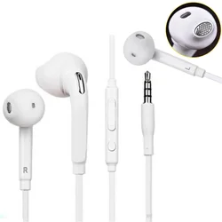 Universal 3.5mm Stereo Music In-Ear Headphones Portable Cancelling Earphone Wired Headset with mic for Samsung galaxy/S6/s7 edge