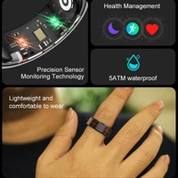 R04 Smart Ring Men Women Health Sleep Monitor 5ATM Waterproof Smartring Multi-sport Mode Camera Control - Image 3