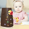 Children' s Toys Of Woodpecker Insect Catching Game Toy, Early Education Magnetic Fishing Toys for Children Kids Gifts 2