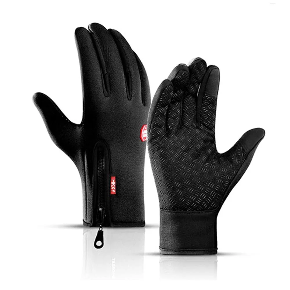 Unisex Waterproof Thermal Cycling Gloves with Touchscreen Capability