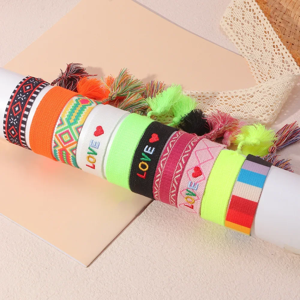 Bracelet Jewelry Adjustable Woven Friendship Couple Bracelets For Women Men Vintage Braided Bracelet