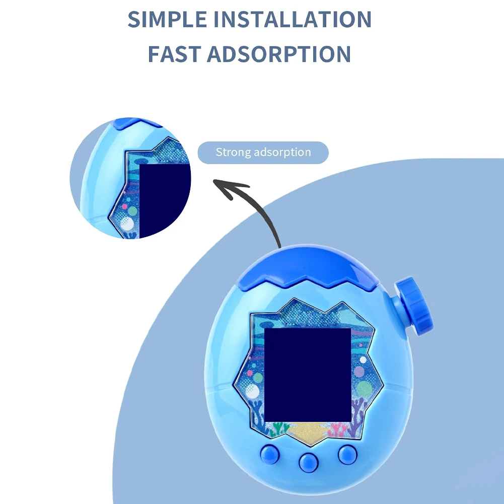 Screen Protector Film Scratch-Resistant Screen Size Film Ultra-Thin Game Console Film Compatible with Tamagotchi Paradise