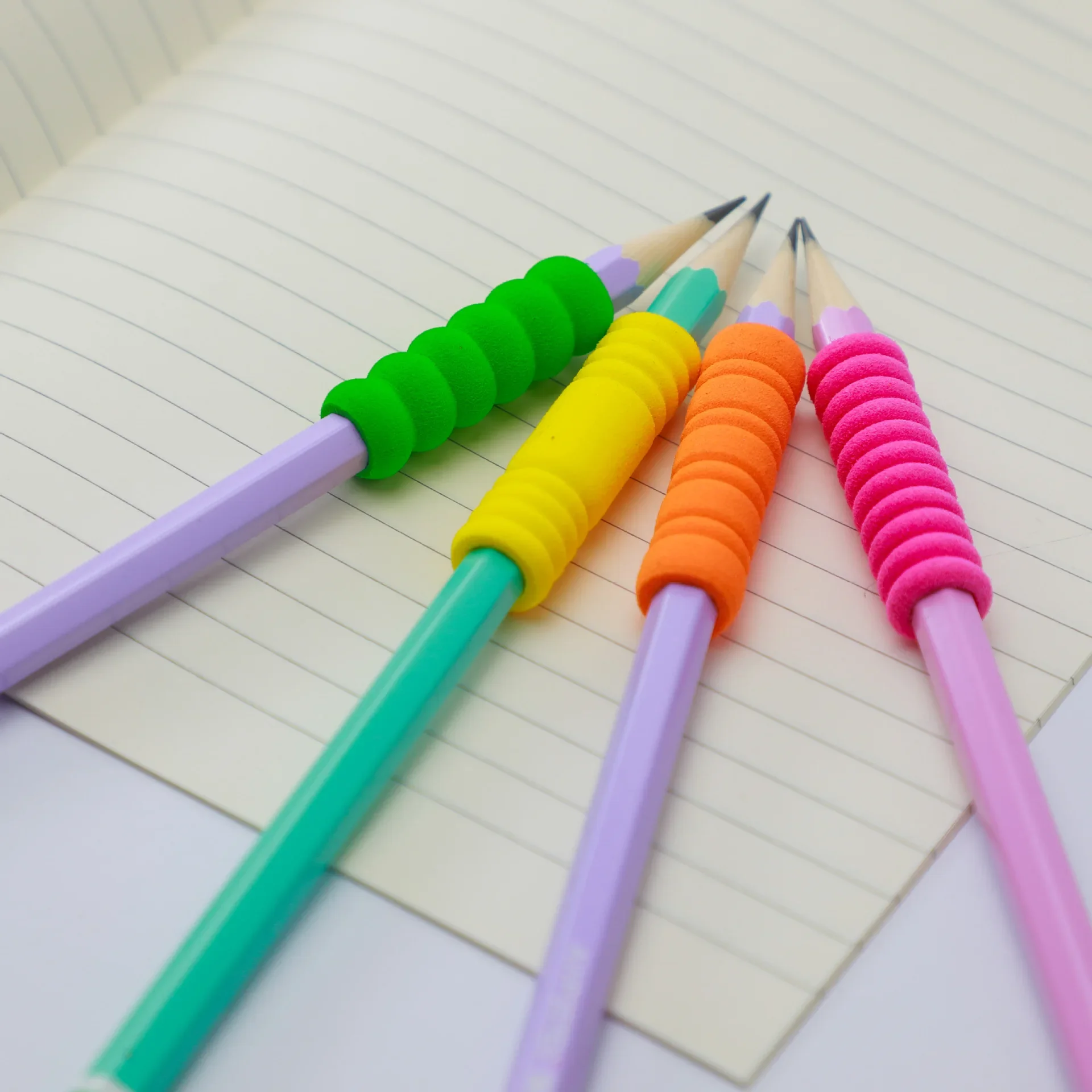 Pencil Finger Grip 10Pcs Tire EVA Pen Sleeve Kids Writing Protection