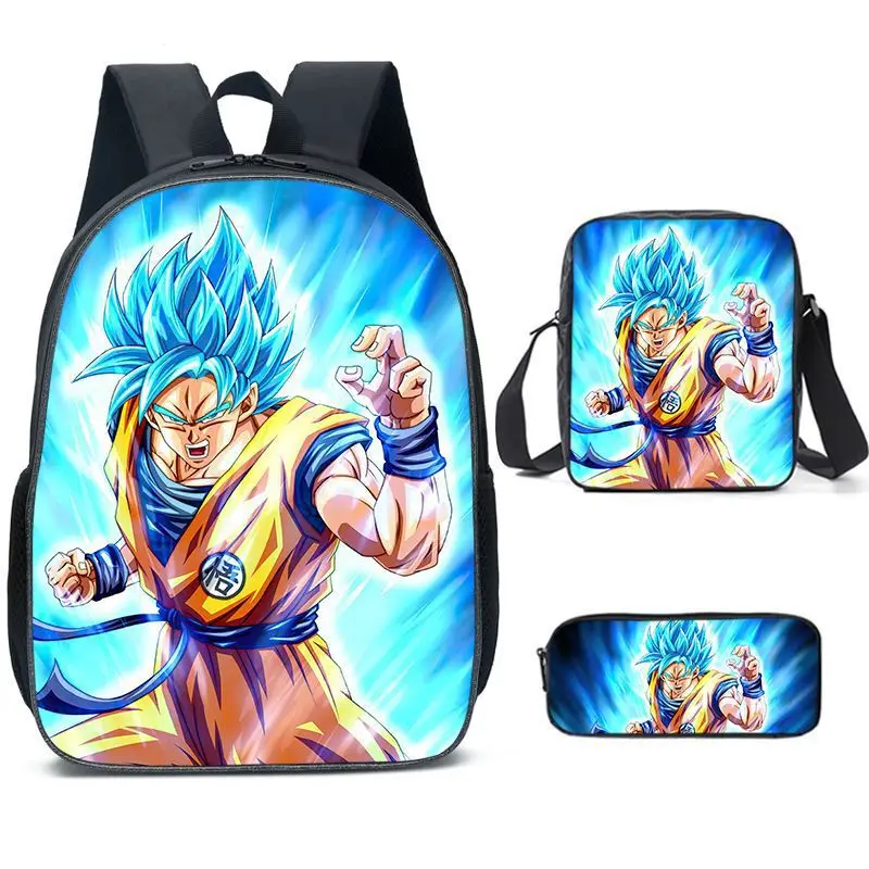 Mochila de desenho animado Dragon Ball Z, Escola de Anime Goku