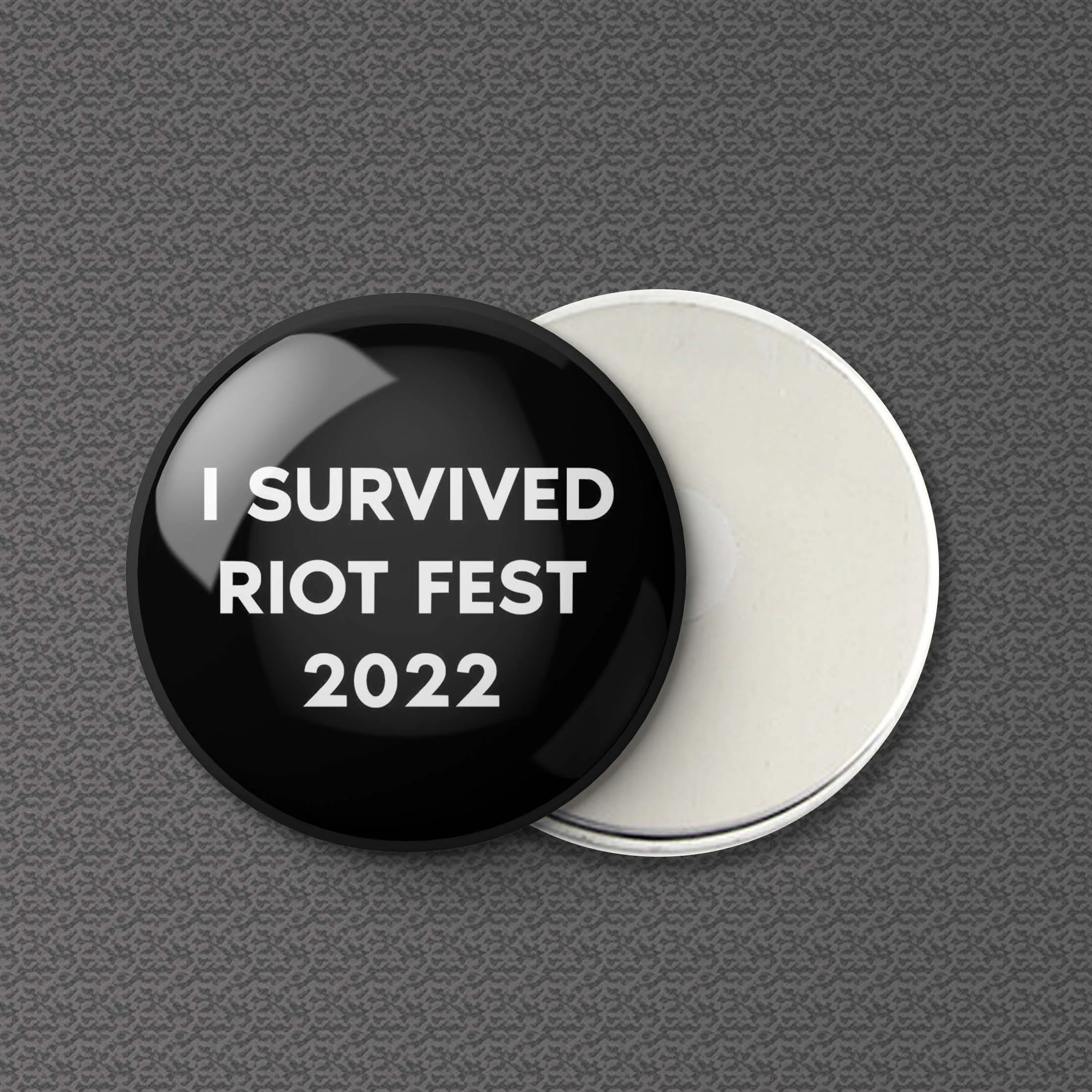 

I Survived Riot Fest 2022 Refrigerator Magnet Fridge Funny Lover Decor Metal Cartoon Magnetic Fashion Board Clothes Creative