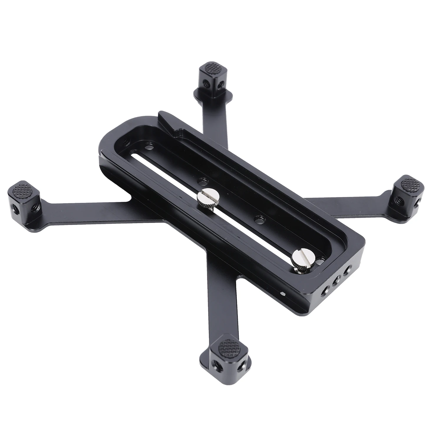 Niceyrig Manfrotto Supporto Piastra Base Quadrupede Per Fotocamera Dslr Posizionamento Orizzontale Compatibile Con Treppiedi Manfrotto