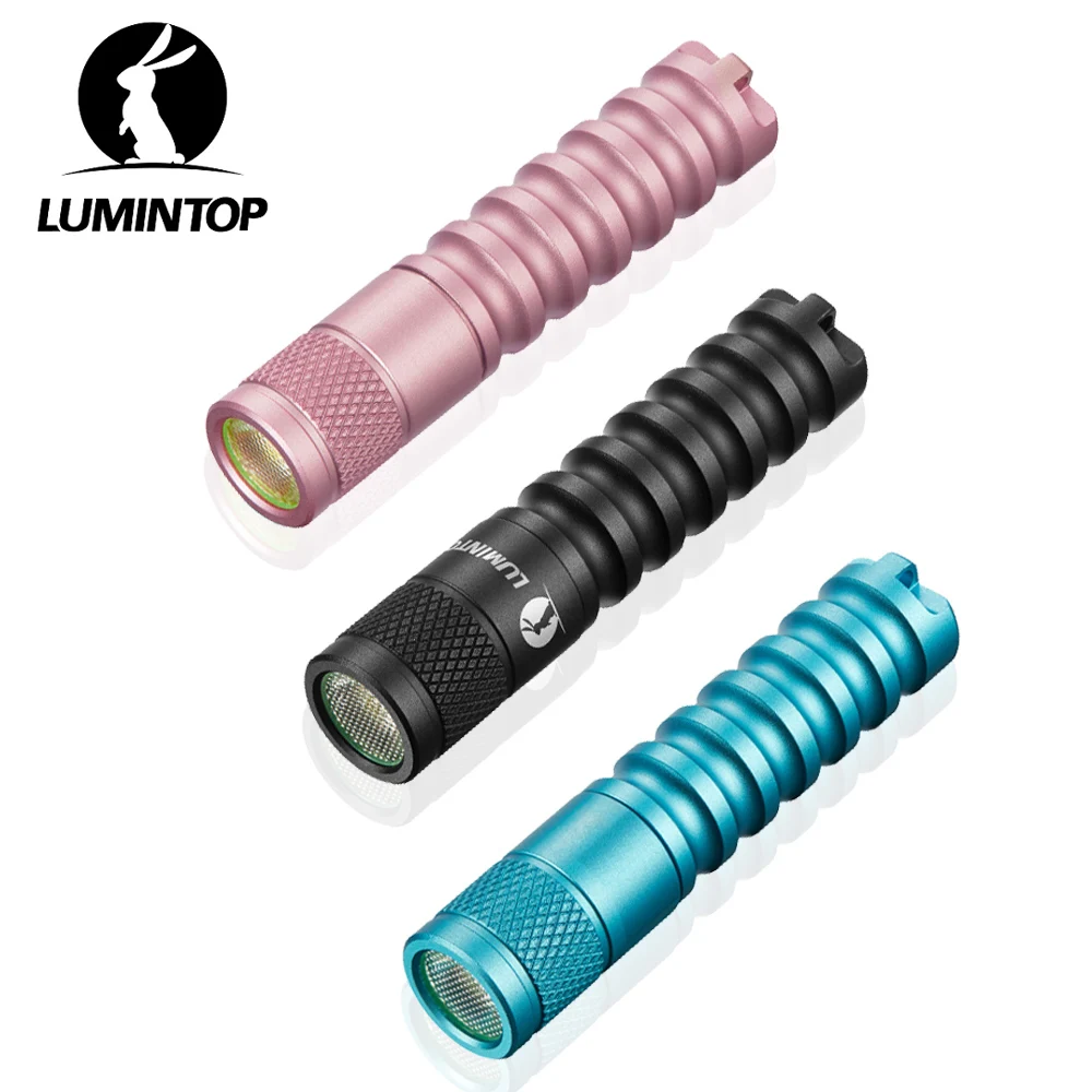 Outlook-Mini lampe de poche EDC, torche LED, 3 modes, portable, étanche, AAA, porte-clés RefCarry, lampe torche, Max 120LM EDC01