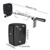 BBQ Grill Motor Meat Forks Set Rotating Motor Electric Automatic Rotisserie Spit Rod Cooking BBQ Motor Set For Camping Household 3
