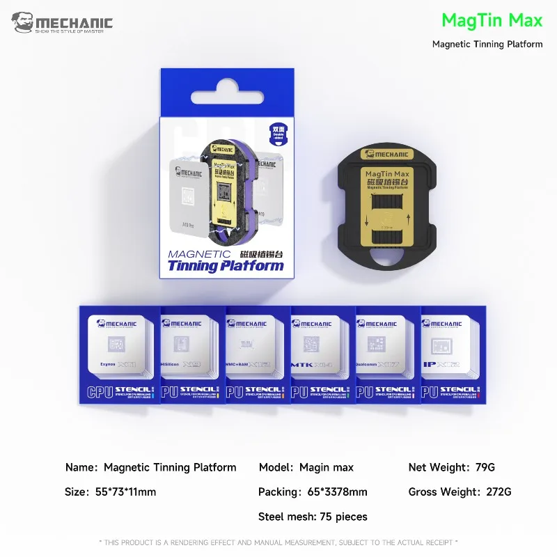 MECHANIC MagTin Max iPhone CPU Snapdragon HiSi..
