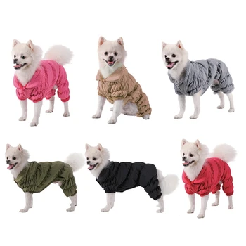 Winter Pet Dog Jumpsuit Waterproof Warm Dog Clothes for Small Dogs Chihuahua Jacket Yorkie Coat Puppy Costumes Pet Outfits 2