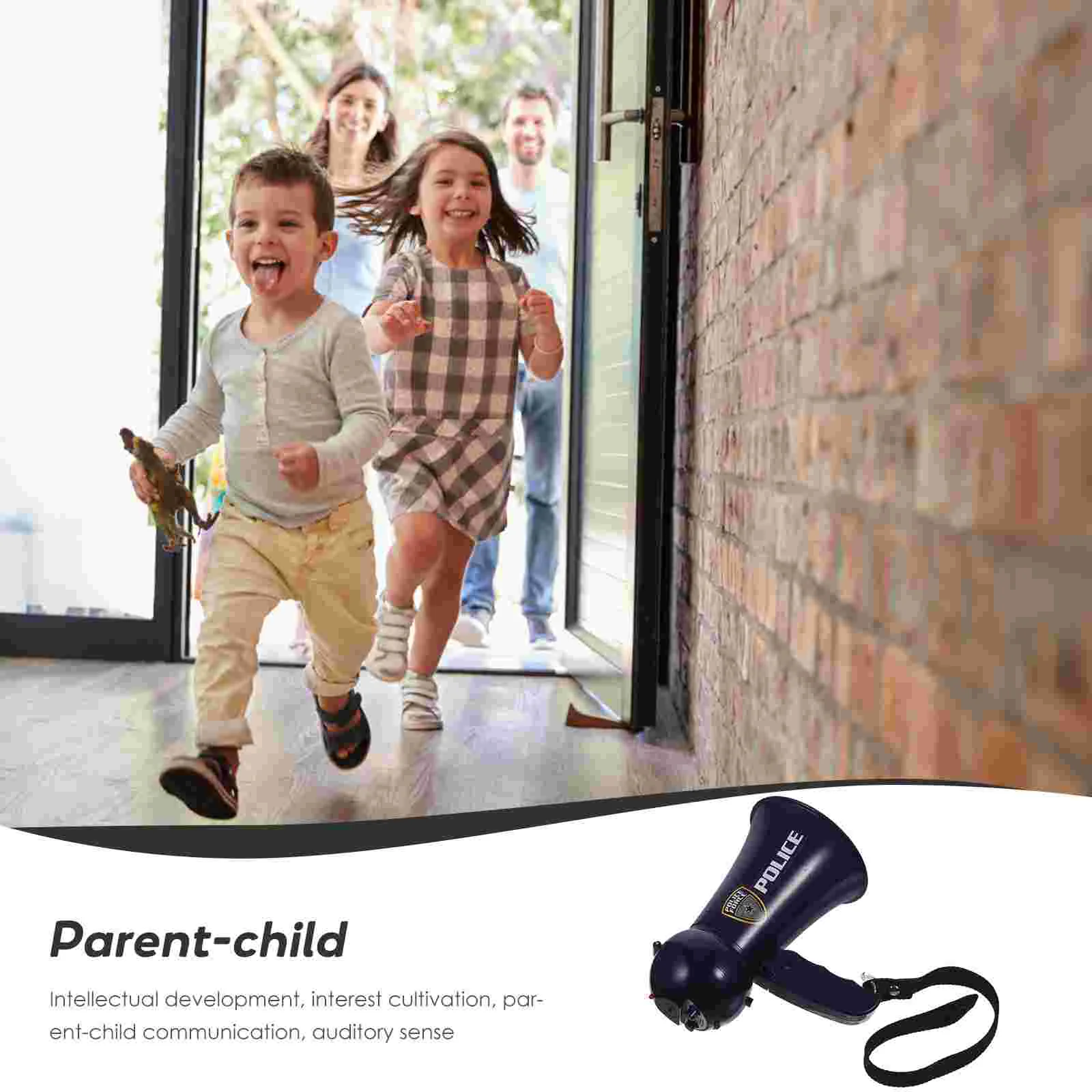 Voice Amplifier Mini Megaphone Clear Sound Lightweight Emergency Tool Toy Megaphone Police Fan Horns Child Cosplay Loudspeaker