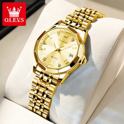 OLEVS 9931 Women's Watches Stainless Steel Retro Hot Style Great Quality Watches for Women Waterproof Quartz Fashion Women Watch