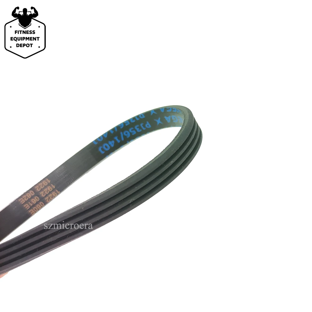 Courroie De Distribution 140J/PJ356 - 4 Nervures, Caoutchouc - Pour Tapis Roulant, Moteur Fitness - Longueur 356 Mm