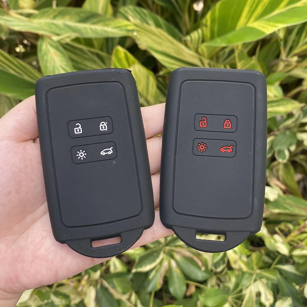 Coque Pour Clé De Voiture TPU RUXYAXFOL, Compatible Avec Renault