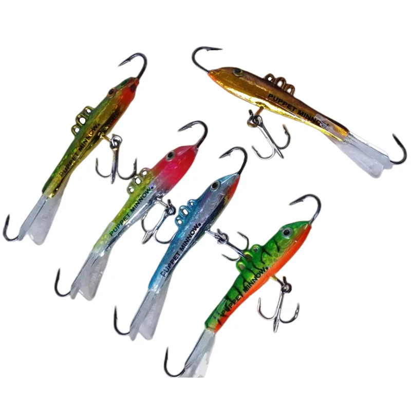 ice fishing lures fishing tackle eyes3D19g 8.5cm vmc hooks