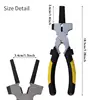 MIG Welding Pliers 7-inch Arc Welding Equipment Axe-shaped Wire Solder Pliers Argon Arc Non-Slip Handle Clamp For All Welders 6
