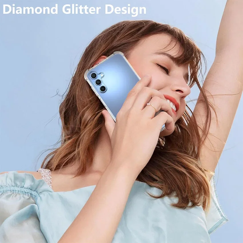 Shockproof Clear Silicone Soft Phone Case Cover