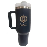 Personalized 40 oz Tumbler with Handle Lid Straw 40oz Stainless Steel Water Bottle Vacuum Thermos Cup Travel Car Coffee Mug 6