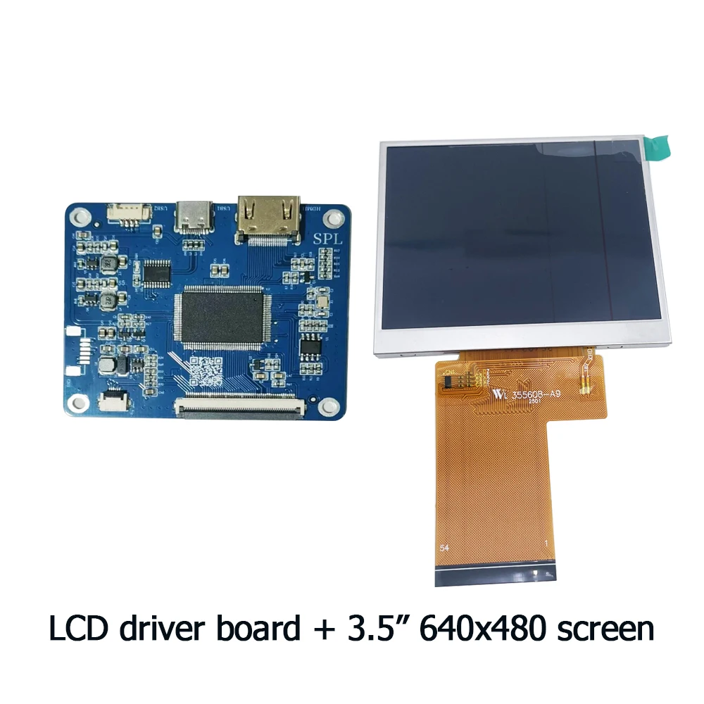 Kit écran LCD 10,4″ – LCD-KIT03 S-SH 640×480 + Câble – ICP Electronics – Neuf